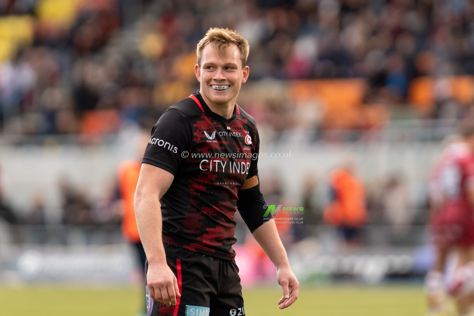 Nick Tompkins #12 of Saracens in action during the game  during the Gallagher Premiership match Saracens vs Sale Sharks at StoneX Stadium, London, United Kingdom, 30th October 2022

(Photo by Richard Washbrooke/News Images)