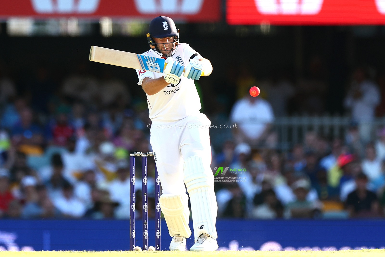 Joe Root of England  bats during the NRMA Insurance Ashes Second Test Day 1 Series match Australia vs England at The Gabba, Brisbane Cricket Ground, Brisbane, Australia, 4th December 2025

(Photo by Patrick Hoelscher/News Images)

*** GER AUT SUI OUT ***