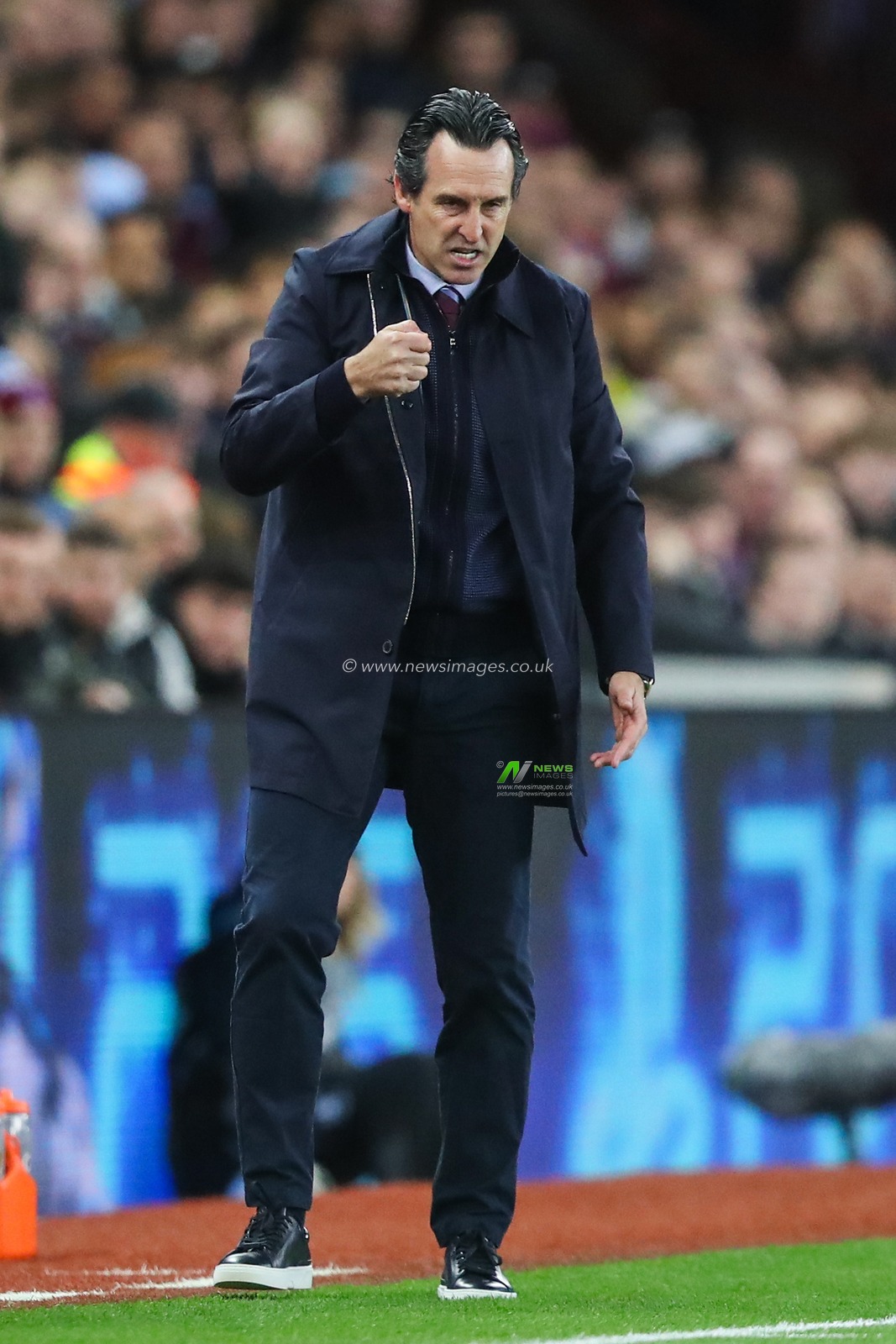 Unai Emery manager of Aston Villa reacts during the UEFA Champions League League Stage match Aston Villa vs Bayern Munich at Villa Park, Birmingham, United Kingdom, 2nd October 2024

(Photo by Gareth Evans/News Images)