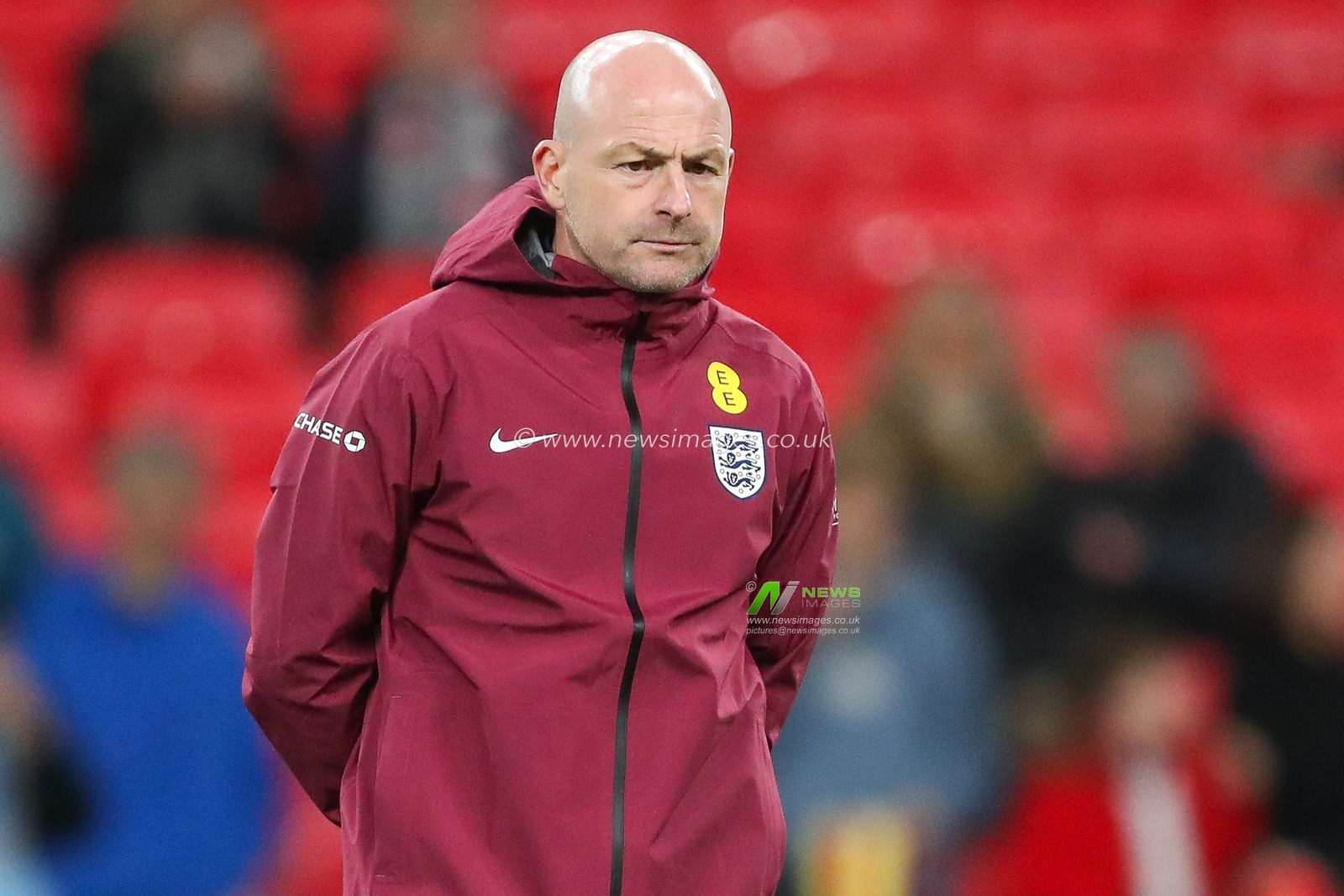 Lee Carsley of England looks on during warm ups prior to the UEFA Nations League - League B - Group B2 - match England vs Greece at Wembley Stadium, London, United Kingdom, 10th October 2024

(Photo by Gareth Evans/News Images)