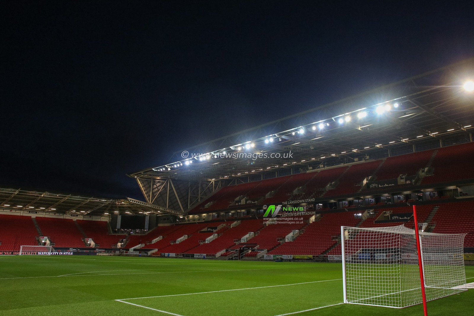 General view inside of Ashton Gate, home of Bristol City ahead of the Sky Bet Championship match Bristol City vs Sheffield United at Ashton Gate, Bristol, United Kingdom, 1st November 2022

(Photo by Gareth Evans/News Images)