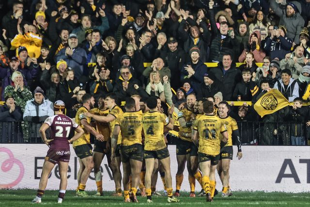 Betfred Super League Round 3 Castleford Tigers v Huddersfield Giants