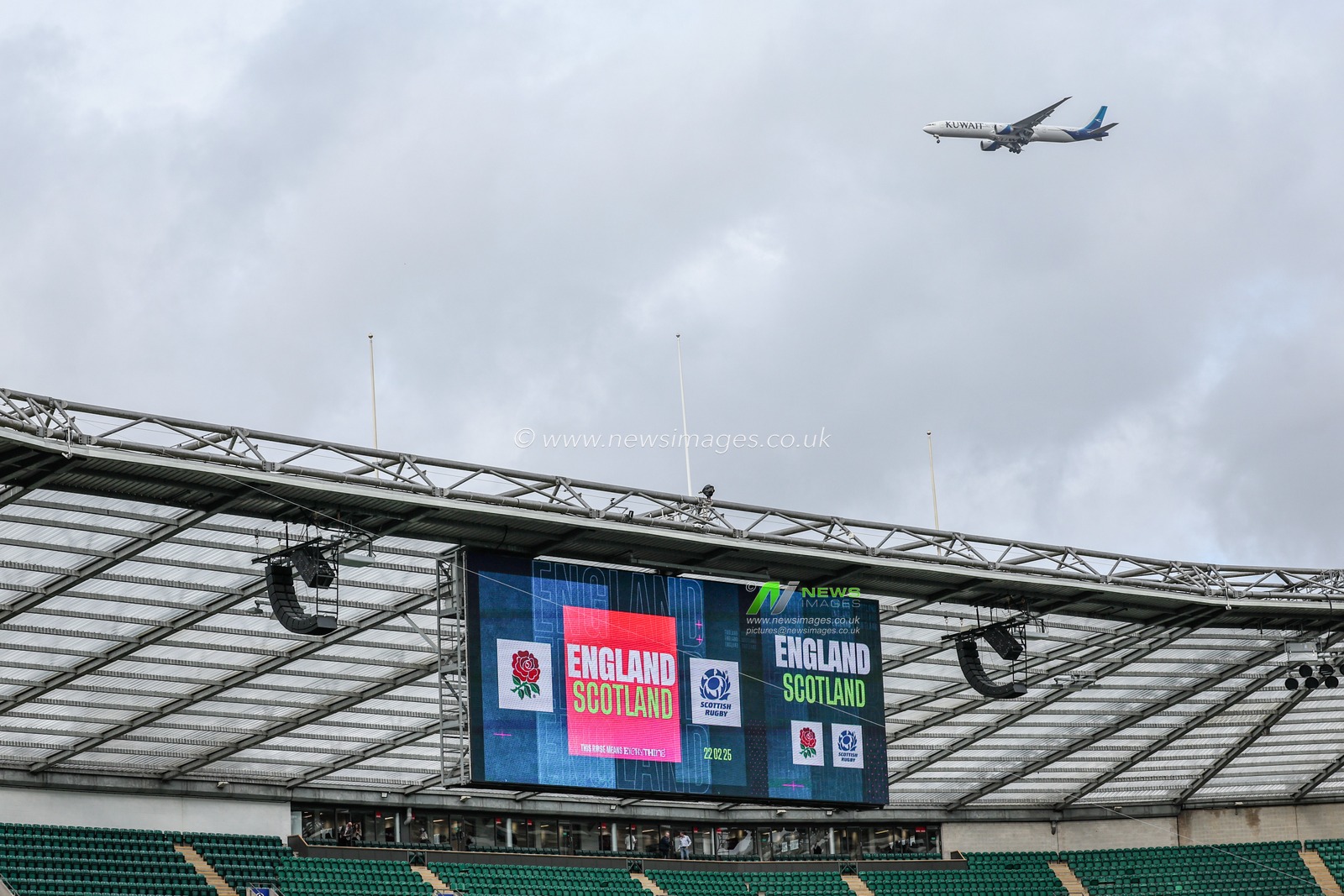 A general view of The during Allianz Stadium ahead of the 2025 Guinness 6 Nations match England vs Scotland at Allianz Stadium, Twickenham, United Kingdom, 22nd February 2025

(Photo by Mark Cosgrove/News Images)