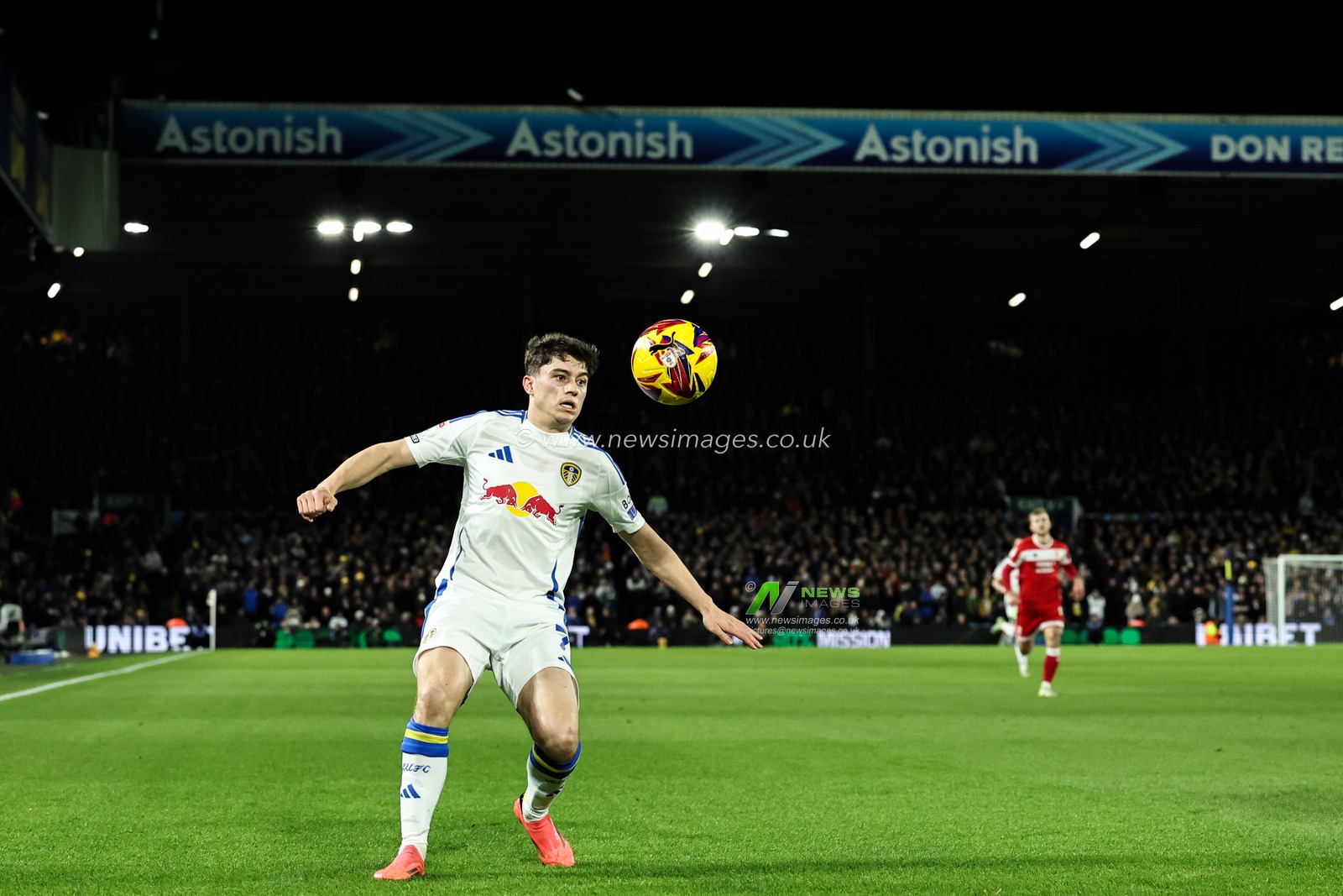 Daniel James of Leeds United in action during the Sky Bet Championship match Leeds United vs Middlesbrough at Elland Road, Leeds, United Kingdom, 10th December 2024

(Photo by Mark Cosgrove/News Images)