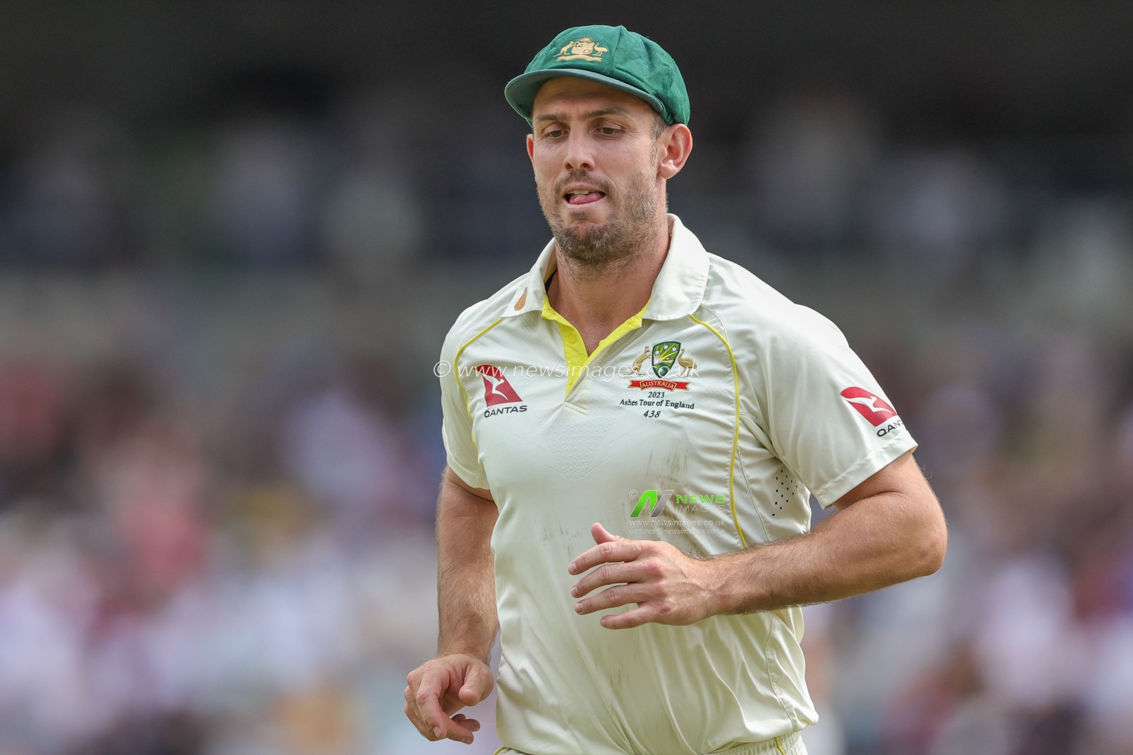 Mitchell Marsh of Australia during the LV= Insurance Ashes Third Test Series Day 4 England vs Australia at Headingley Stadium, Leeds, United Kingdom, 9th July 2023

(Photo by Mark Cosgrove/News Images)