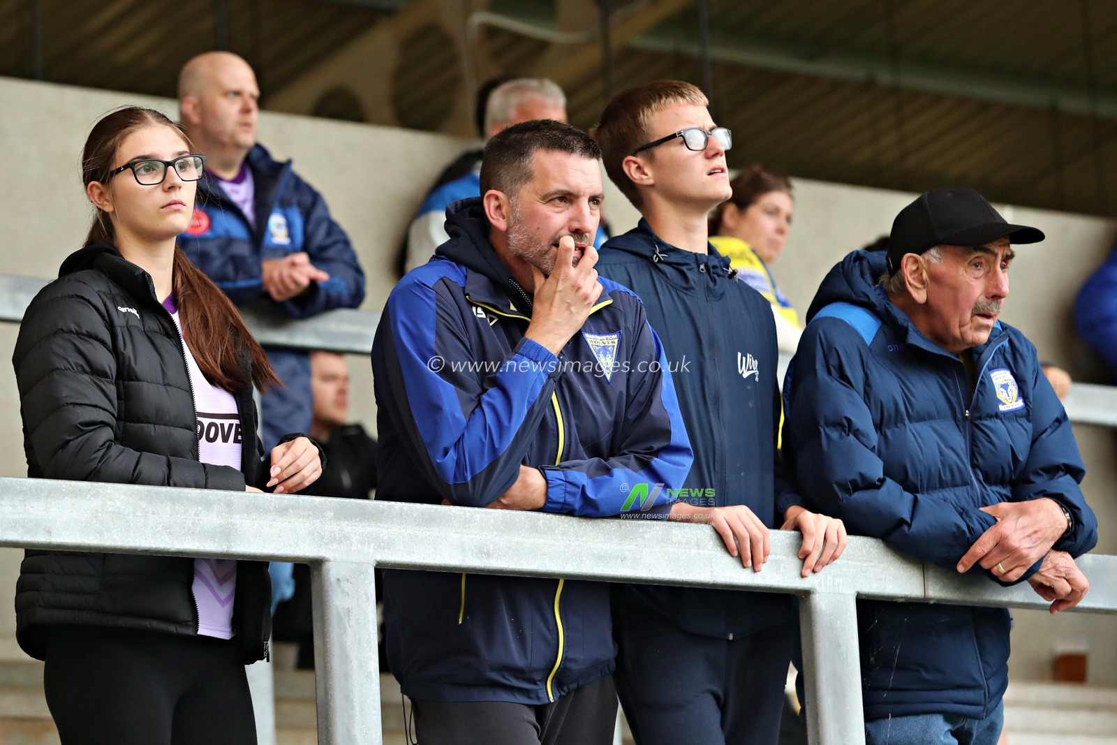 Warrington fans arrive before the Betfred Super League round 17 match Salford Red Devils vs Warrington Wolves at Salford Community Stadium, Eccles, United Kingdom, 4th July 2025(Photo by Sam Eaden/News Images)