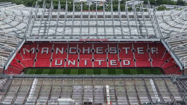 An aerial view of Old Trafford during the Premier League match Manchester United vs Nottingham Forest at Old Trafford, Manchester, United Kingdom on 17 May 2026

(Photo by Mark Cosgrove/News Images)