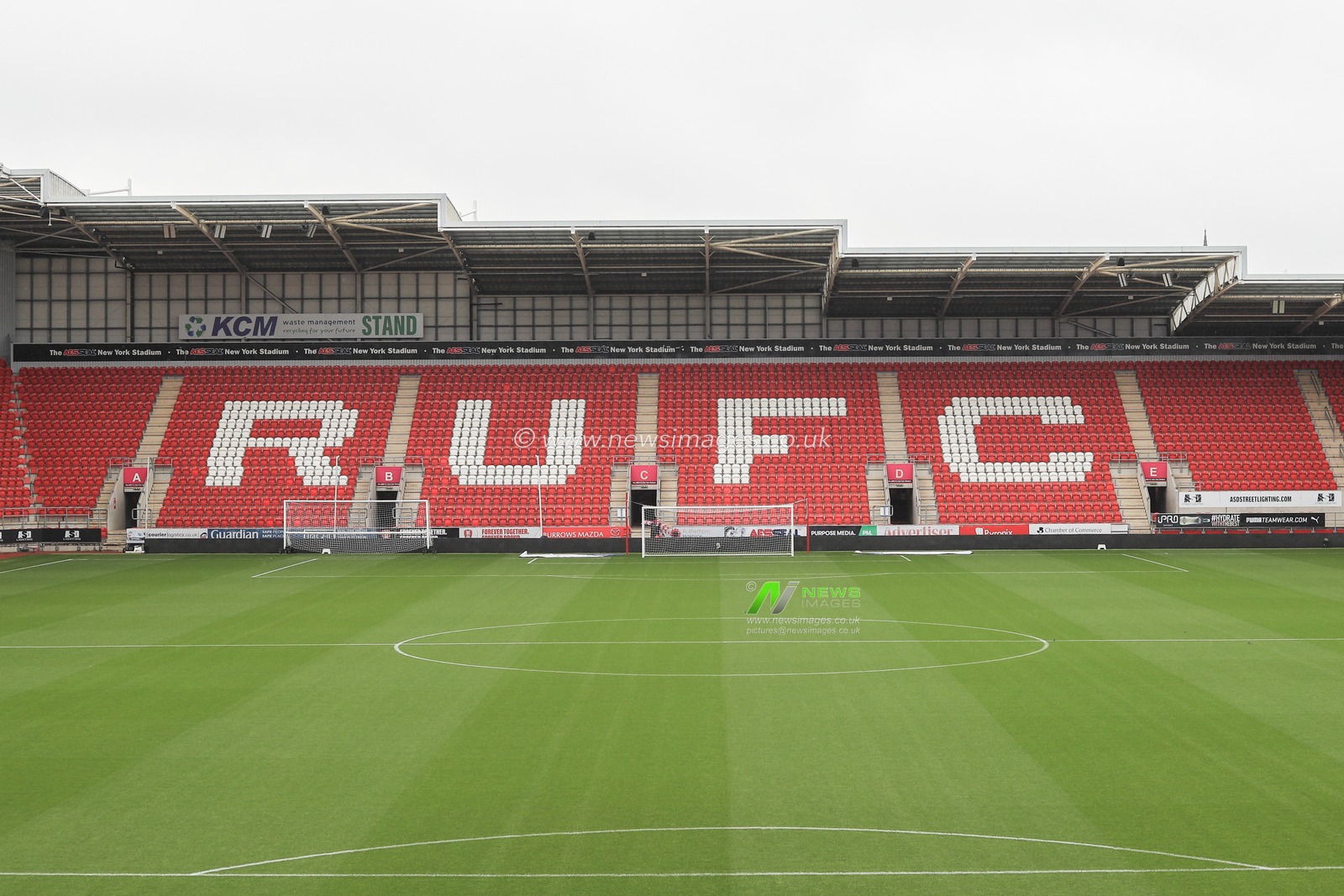 A general view of the New York Stadium during the Sky Bet Championship match Rotherham United vs Queens Park Rangers at New York Stadium, Rotherham, United Kingdom, 4th November 2023

(Photo by Alfie Cosgrove/News Images)