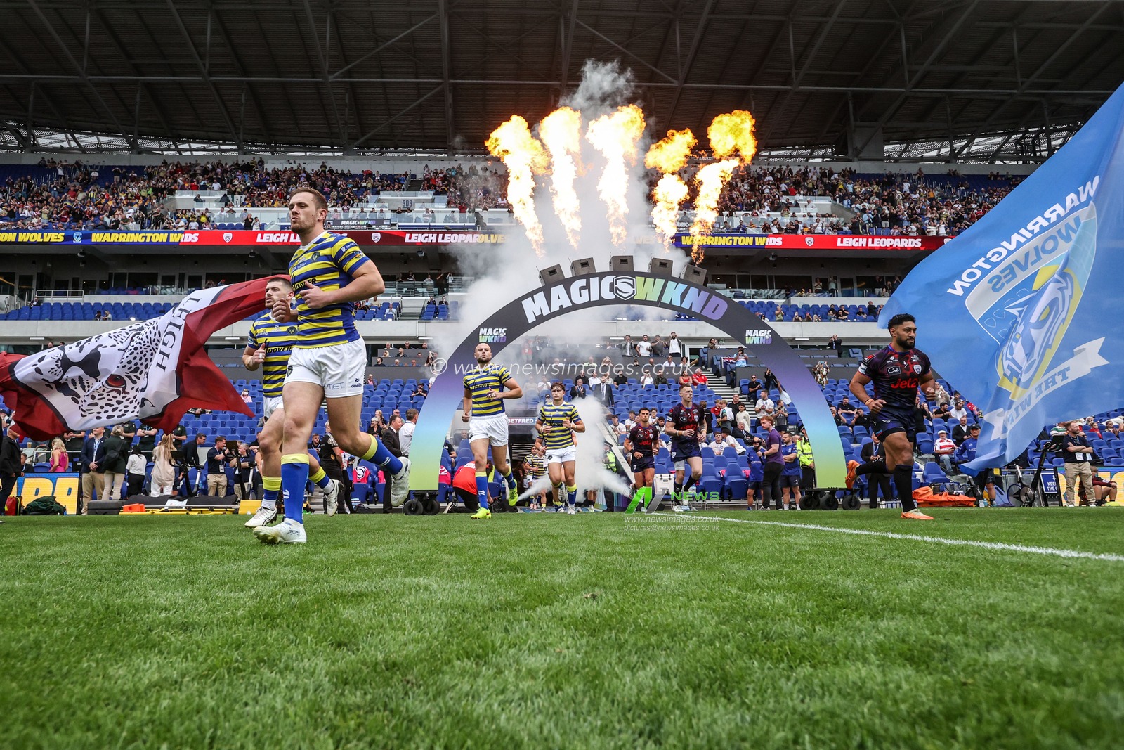 Betfred Super League Magic Weekend Leigh Leopards v Warrington Wolves