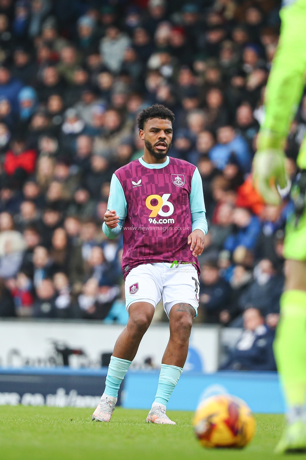 Lyle Foster of Burnley during the Sky Bet Championship match Blackburn Rovers vs Burnley at Ewood Park, Blackburn, United Kingdom, 4th January 2025

(Photo by Jorge Horsted/News Images)