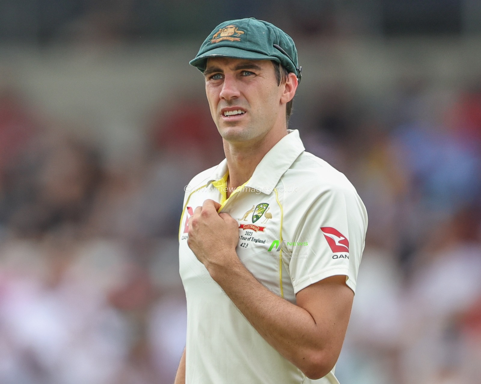 Pat Cummings of Australia during the LV= Insurance Ashes Third Test Series Day 4 England vs Australia at Headingley Stadium, Leeds, United Kingdom, 9th July 2023

(Photo by Mark Cosgrove/News Images)
