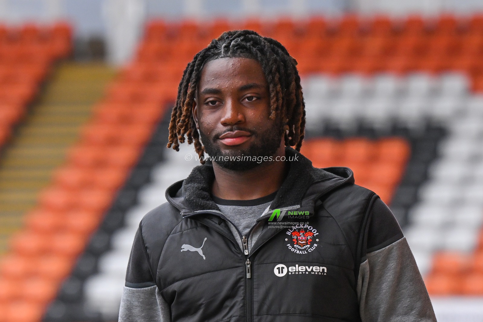 Kylian Kouassi of Blackpool arrives ahead of the Sky Bet League 1 match Blackpool vs Portsmouth at Bloomfield Road, Blackpool, United Kingdom, 9th March 2024

(Photo by Craig Thomas/News Images)