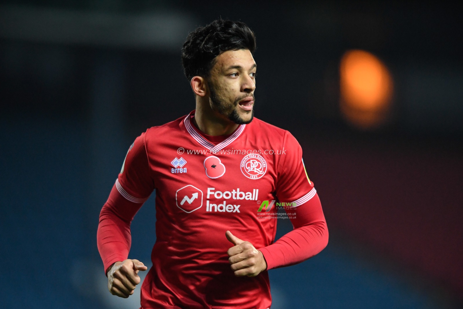 Macauley Bonne #7 of Queens Park Rangers in action during the game