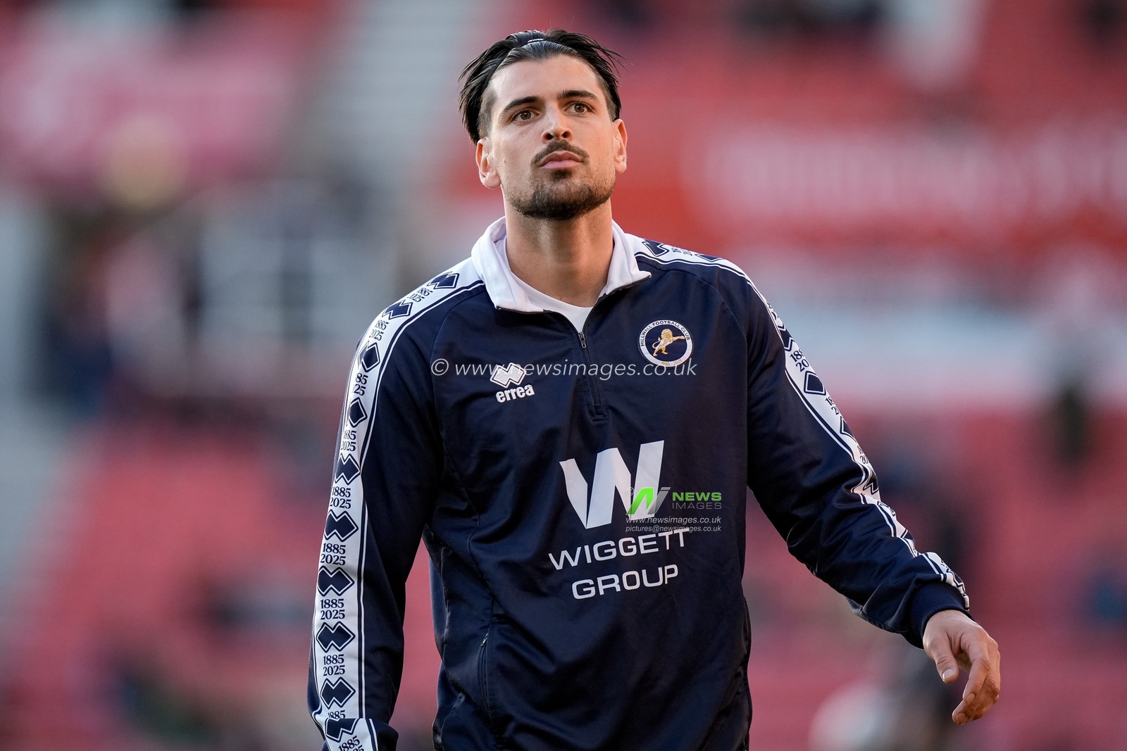 Tristan Crama of Millwall in the pregame warmup session  during the Sky Bet Championship match Stoke City vs Millwall at Bet365 Stadium, Stoke On Trent, United Kingdom on 21 April 2026

(Photo by Maynard Manyowa/News Images)