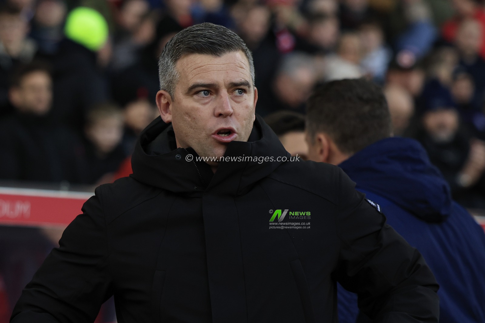 Steven Schumacher the Stoke City manager during the Sky Bet Championship match Stoke City vs Millwall at Bet365 Stadium, Stoke-on-Trent, United Kingdom, 23rd December 2023

(Photo by Conor Molloy/News Images)