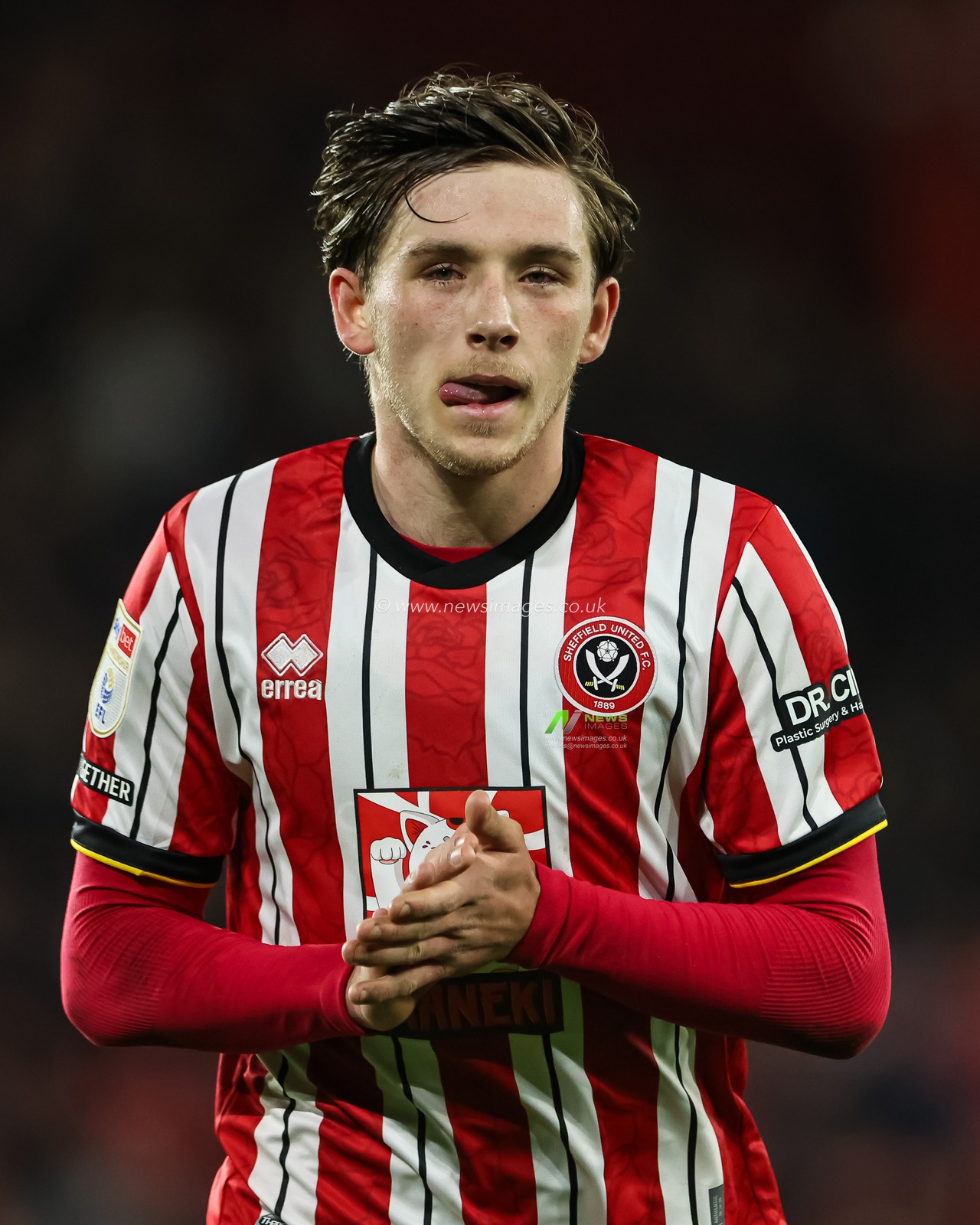 Sydie Peck of Sheffield United during the Sky Bet Championship match Sheffield United vs Leeds United at Bramall Lane, Sheffield, United Kingdom, 24th February 2025

(Photo by Mark Cosgrove/News Images)