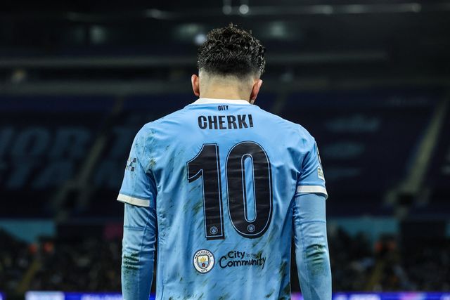 Rayan Cherki of Manchester City during the UEFA Champions League last 16 second leg match Manchester City vs Real Madrid at The City of Manchester Stadium, Manchester, United Kingdom on 17 March 2026

(Photo by Mark Cosgrove/News Images)