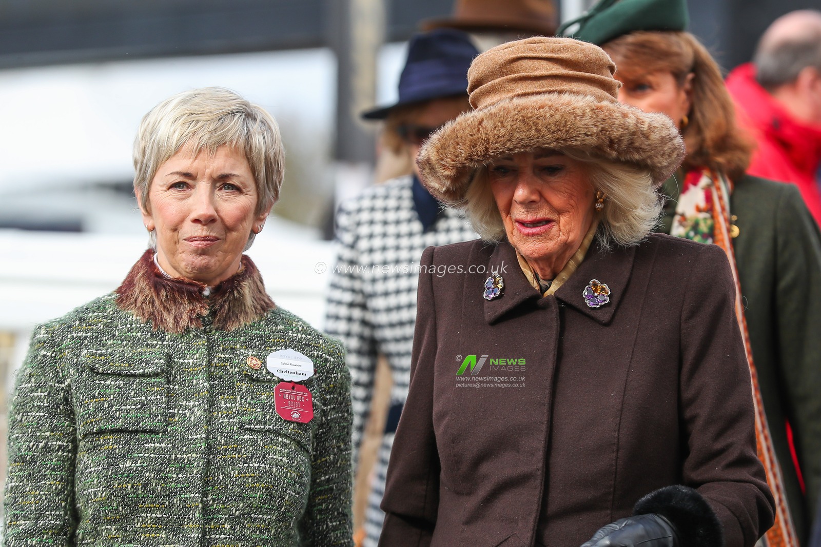 Queen Camilla arrives at Cheltenham Festival 2025 Style Wednesday at Cheltenham Racecourse, Cheltenham, United Kingdom, 12th March 2025

(Photo by Gareth Evans/News Images)