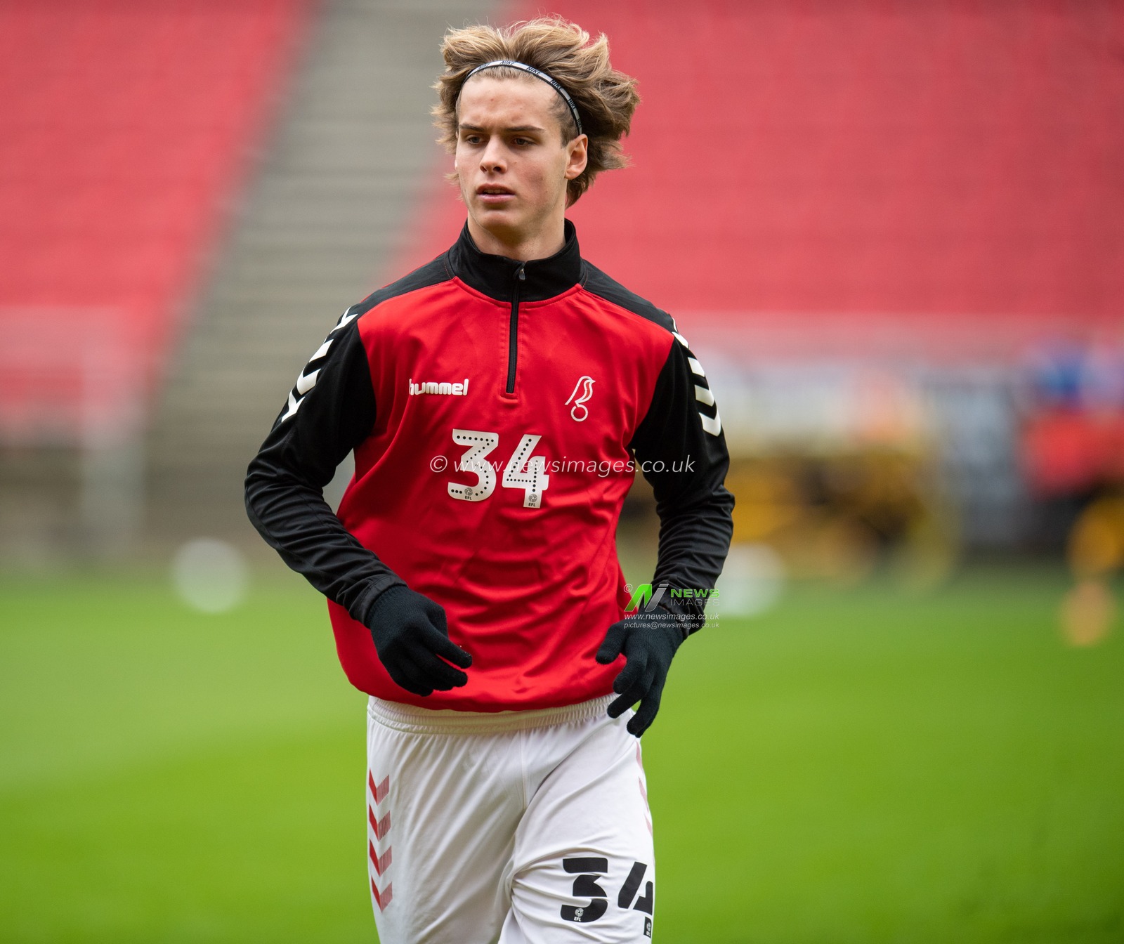 Ryley Towler #34 of Bristol City