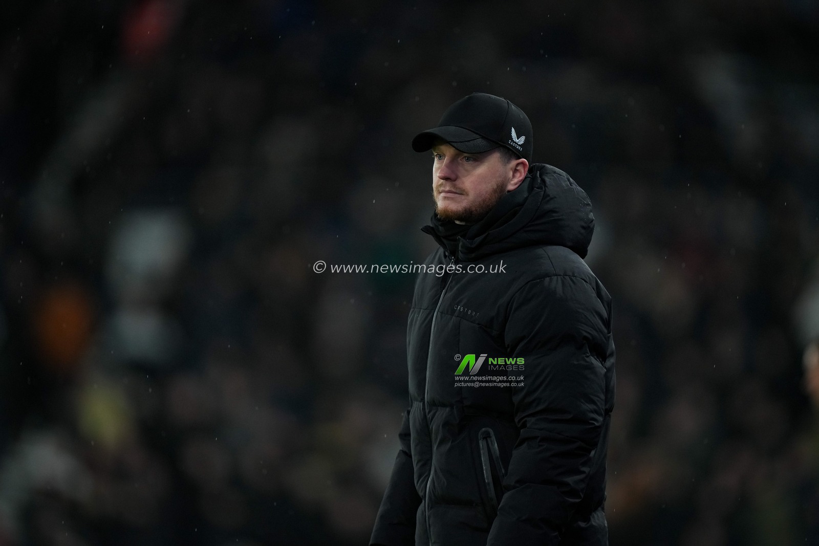 Kim Hellberg manager of Middlesbrough looks on during the Sky Bet Championship match Derby County vs Middlesbrough at Pride Park Stadium, Derby, United Kingdom, 1st January 2026

(Photo by Maynard Manyowa/News Images)

*** GER AUT SUI OUT ***