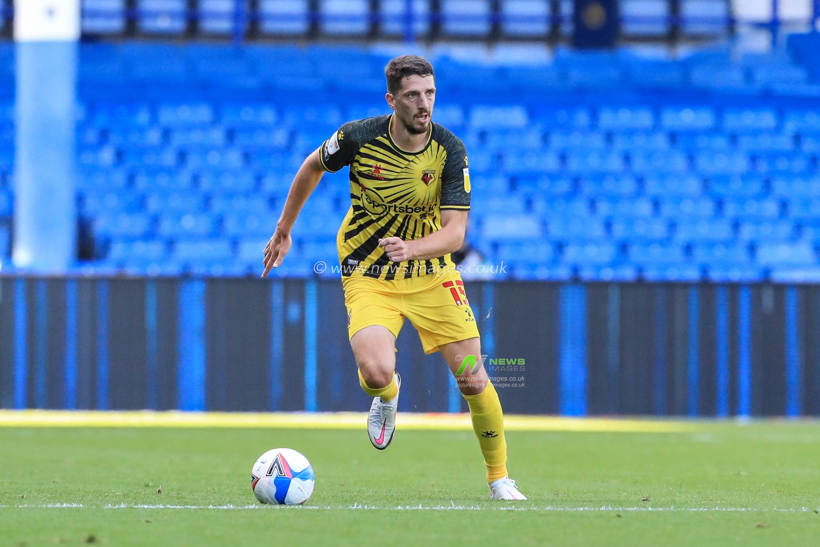 Craig Cathcart (15) of Watford  in action during the game
