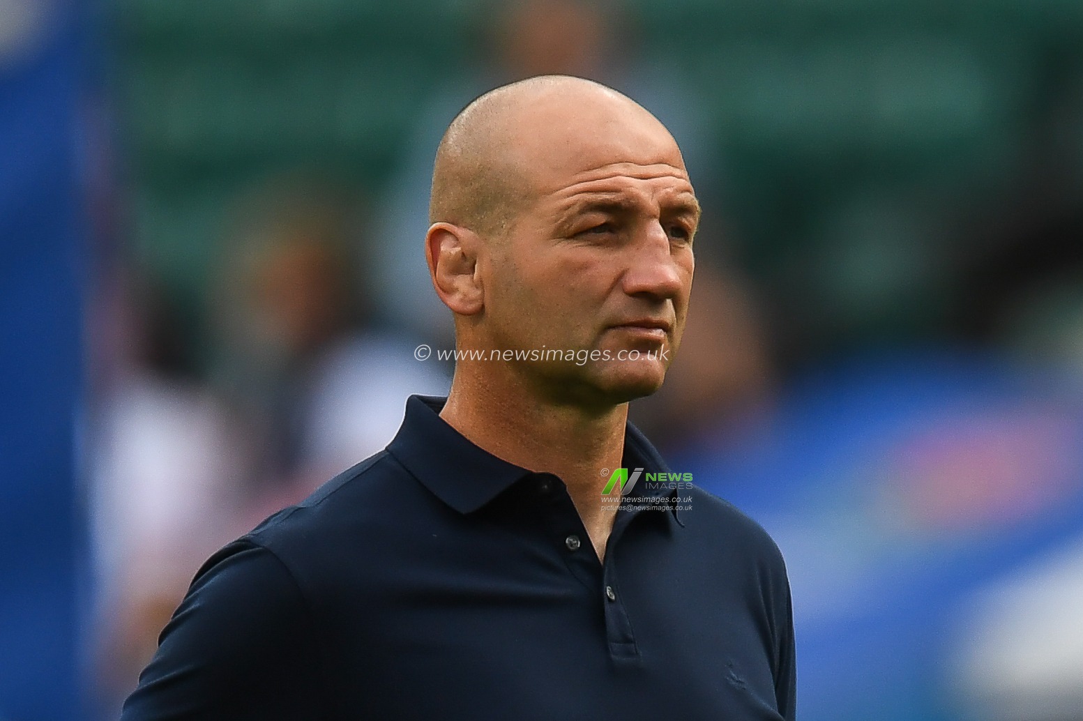 Steve Borthwick Head Coach of England during pre match warm up ahead of  the 2023 Summer Series match England vs Wales at Twickenham Stadium, Twickenham, United Kingdom, 12th August 2023

(Photo by Mike Jones/News Images)