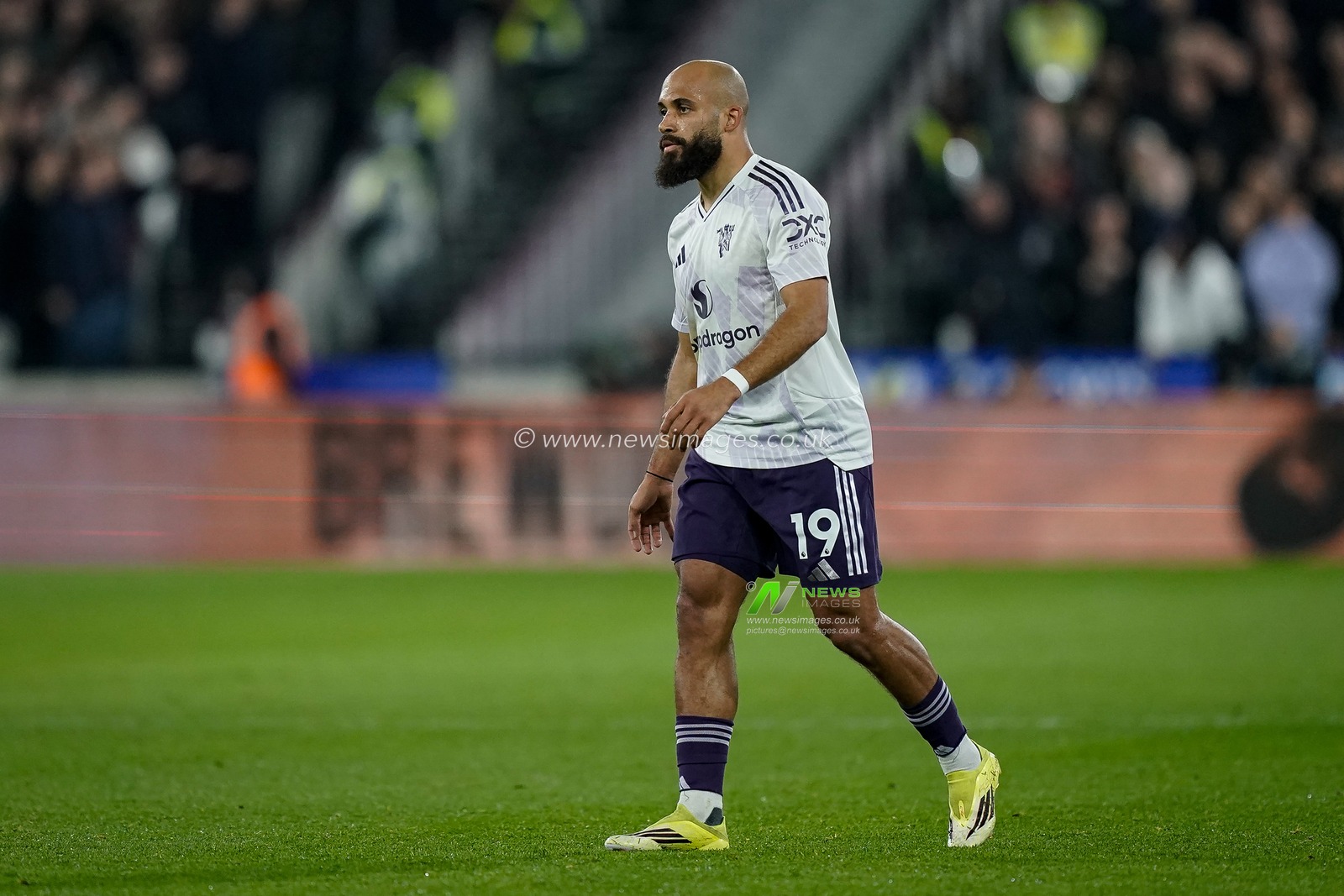 Bryan Mbeumo of Manchester United during the Premier League match West Ham United vs Manchester United at London Stadium, London, United Kingdom on 10 February 2026

(Photo by Maynard Manyowa/News Images)