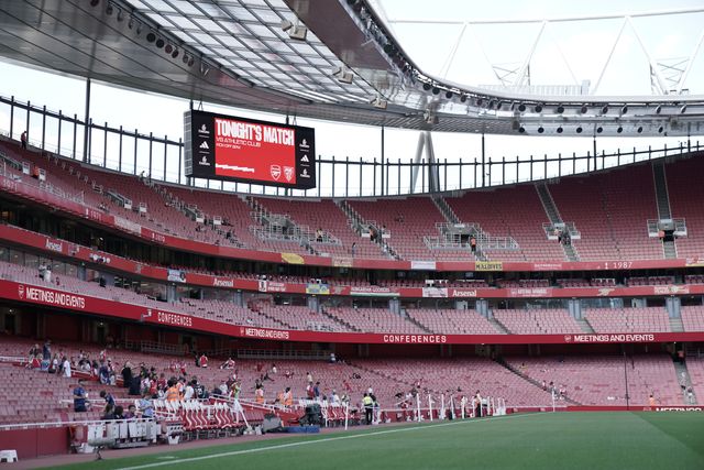 General view of the Emirates Stadium ahead of the Pre-season friendly match Arsenal vs Athletic Bilbao at Emirates Stadium, London, United Kingdom, 9th August 2025

(Photo by Harvey Murphy/News Images)