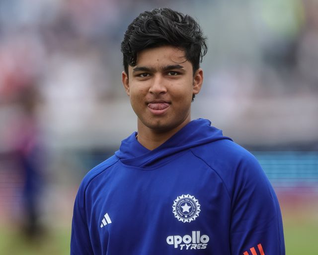 15 year old Vaibhav Sooryavanshi of India in the pre-game warm up session during the First Vitality T20 International match England vs India at Banks Homes Riverside Stadium, Chester-le-street, United Kingdom on 01 July 2026

(Photo by Mark Cosgrove/News Images)