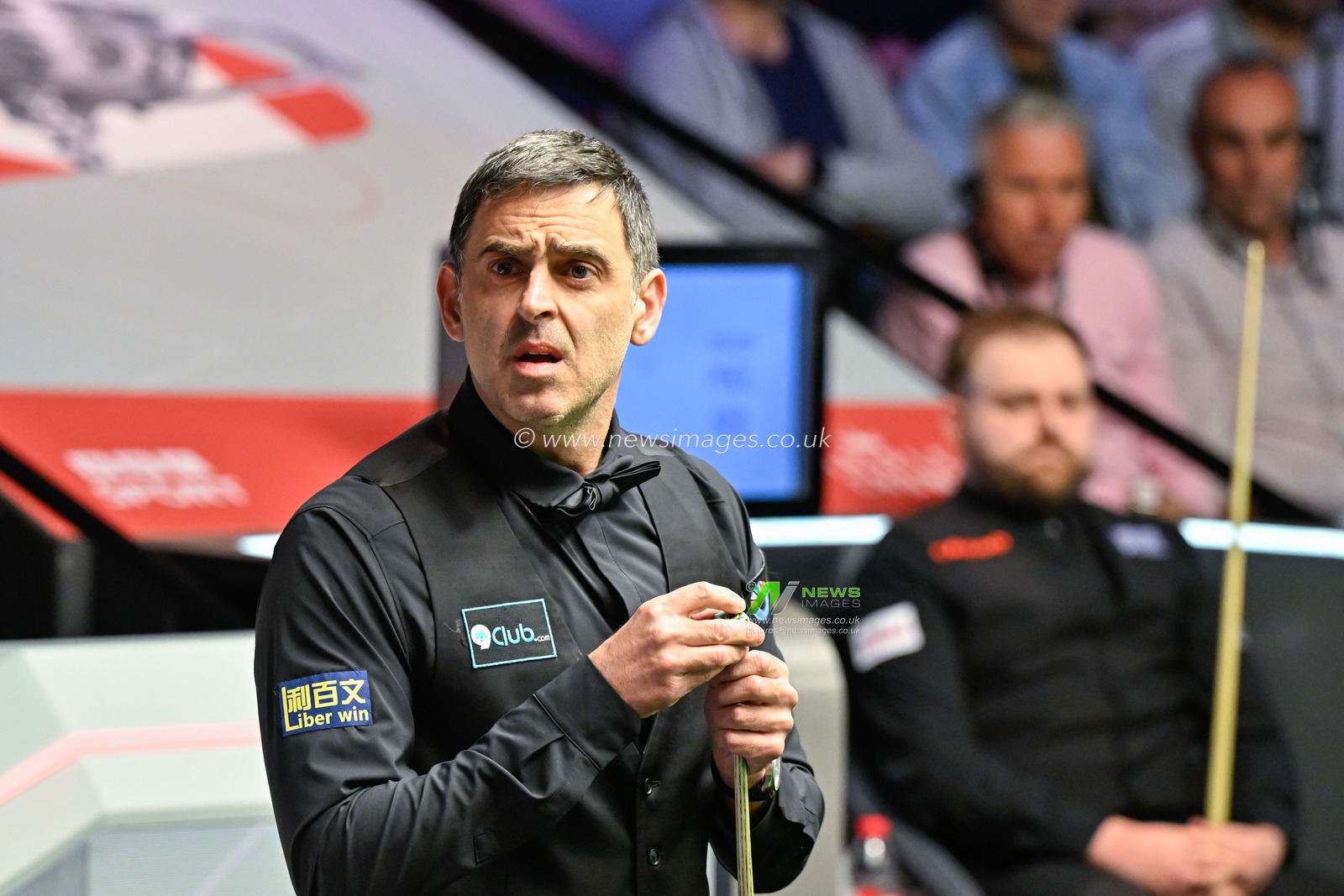 Ronnie O'Sullivan, during the Cazoo World Championships 2024 at Crucible Theatre, Sheffield, United Kingdom, 24th April 2024

(Photo by Cody Froggatt/News Images)
