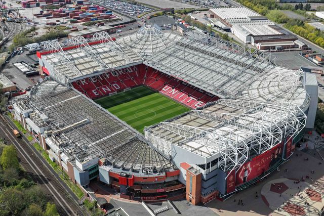 An aerial view of Old Trafford during the Premier League match Manchester United vs Leeds United at Old Trafford, Manchester, United Kingdom on 13 April 2026

(Photo by Mark Cosgrove/News Images)