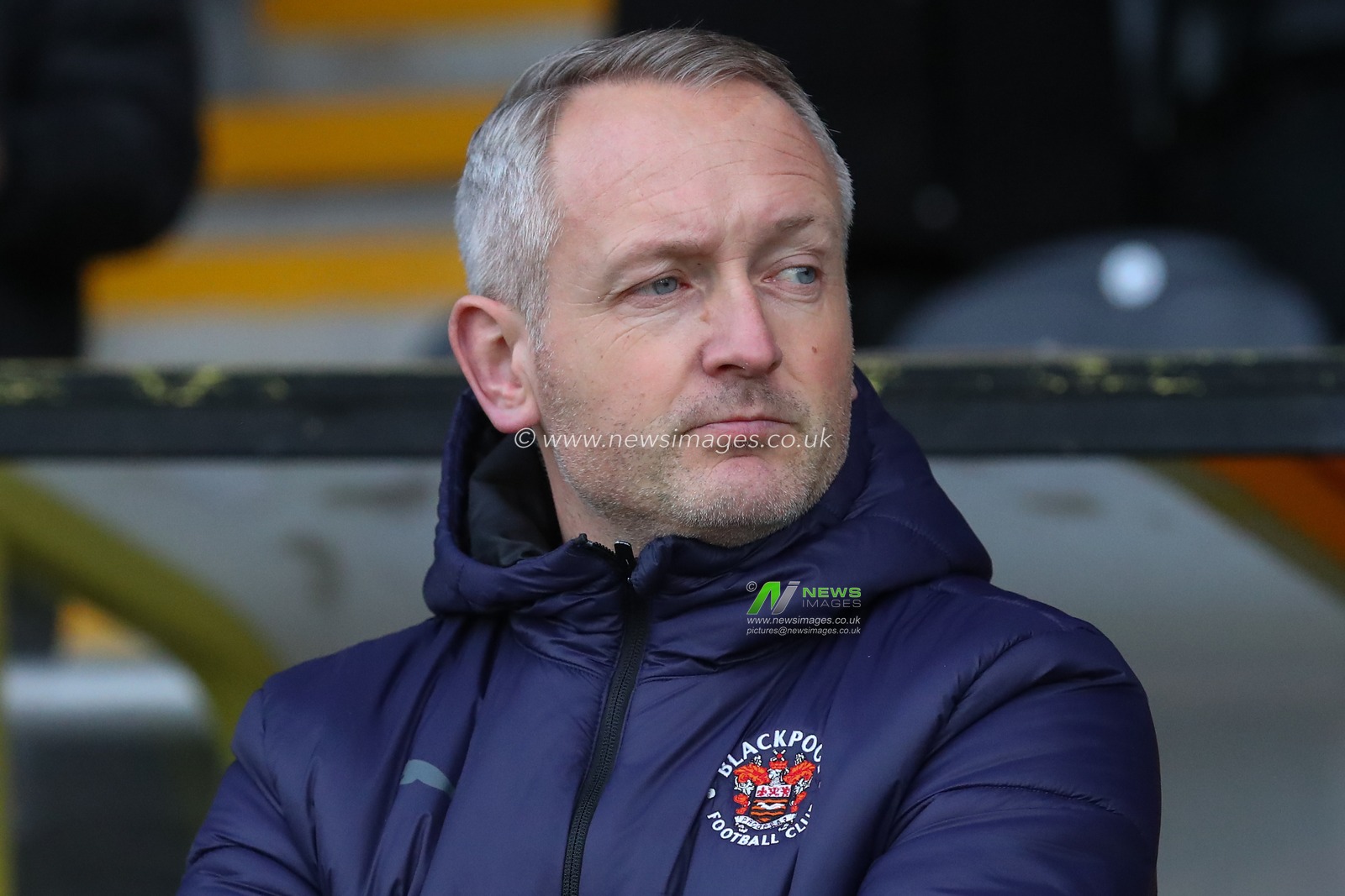 Neil Critchley Manager of Blackpool during the Sky Bet League 1 match Burton Albion vs Blackpool at Pirelli Stadium, Burton upon Trent, United Kingdom, 26th December 2023

(Photo by Gareth Evans/News Images)