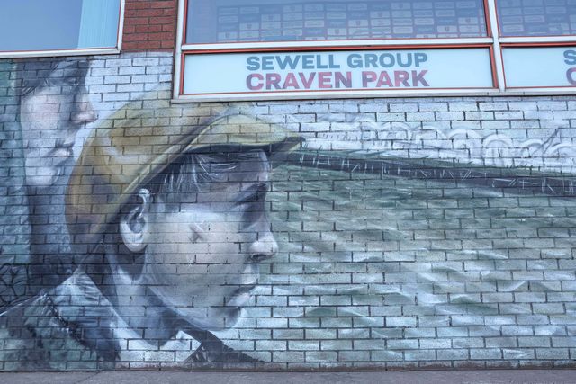 A mural at Sewell Group Craven Park during the Betfred Super League Round 7 match Hull KR vs Wigan Warriors at Sewell Group Craven Park, Kingston upon Hull, United Kingdom, 11th April 2025

(Photo by Mark Cosgrove/News Images)