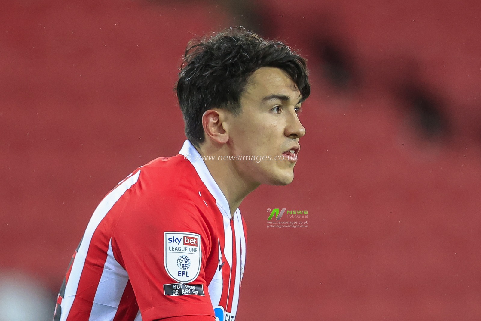 Luke O'Nien #13 of Sunderland during the game