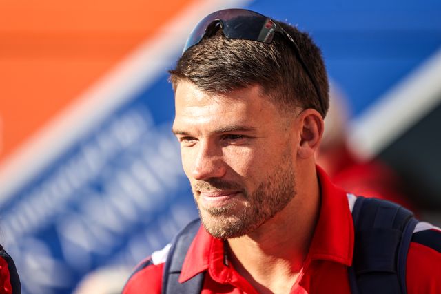 Oliver Gildart of Hull KR arrives during the Betfred Super League round 10 match Hull KR vs Castleford Tigers at Sewell Group Craven Park, Hull, United Kingdom on 30 April 2026

(Photo by Alfie Cosgrove/News Images)