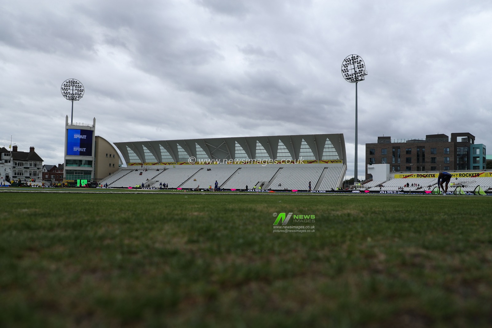 A general view of Trent Bridge prior to the The Hundred match Trent Rockets Women vs London Spirit Women at Trent Bridge, Nottingham, United Kingdom, 7th August 2024

(Photo by Izzy Poles/News Images)