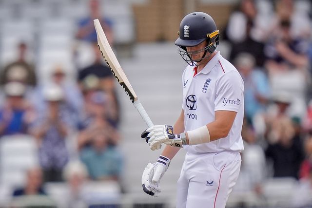 Jamie Smith of England celebrates a half century  during the 3rd Rothesay Test Match Day 5 match England vs New Zealand at Trent Bridge, Nottingham, United Kingdom on 29 June 2026

(Photo by Maynard Manyowa/News Images)