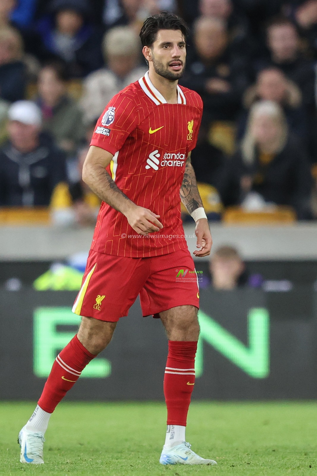 Dominik Szoboszlai of Liverpool during the Premier League match Wolverhampton Wanderers vs Liverpool at Molineux, Wolverhampton, United Kingdom, 28th September 2024

(Photo by Alfie Cosgrove/News Images)