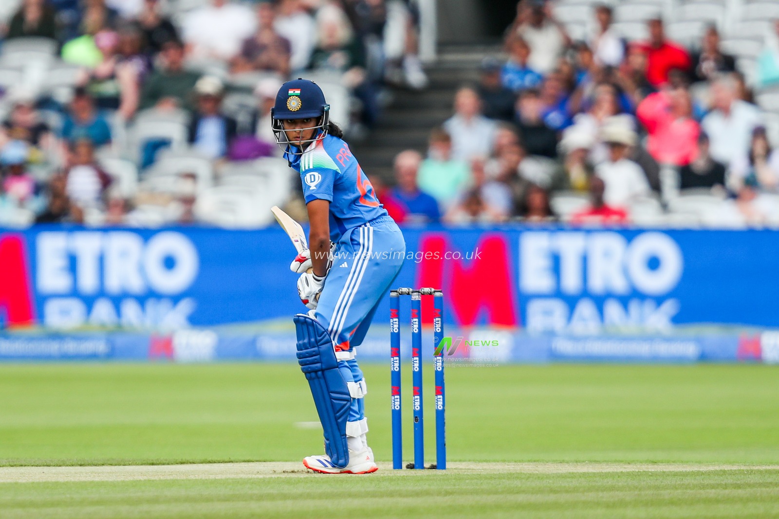 Pratika Rawal of India bats during the 2nd Metro Bank One Day International England Women v India Women at Lords, London, United Kingdom, 19th July 2025

(Photo by Izzy Poles/News Images)