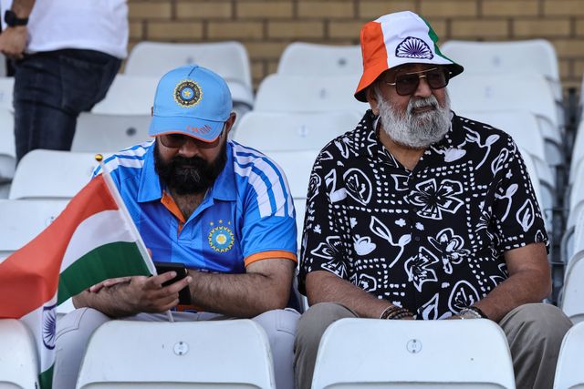 India fans take to their seats ahed of play during the Third Vitality T20 International match England vs India at Trent Bridge, Nottingham, United Kingdom on 07 July 2026

(Photo by Mark Cosgrove/News Images)