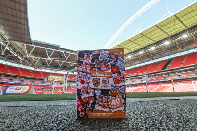 The front cover of the match day programme during the Sky Bet Championship Playoffs Final match Hull City vs Middlesbrough at Wembley Stadium, London, United Kingdom on 23 May 2026

(Photo by Alfie Cosgrove/News Images)