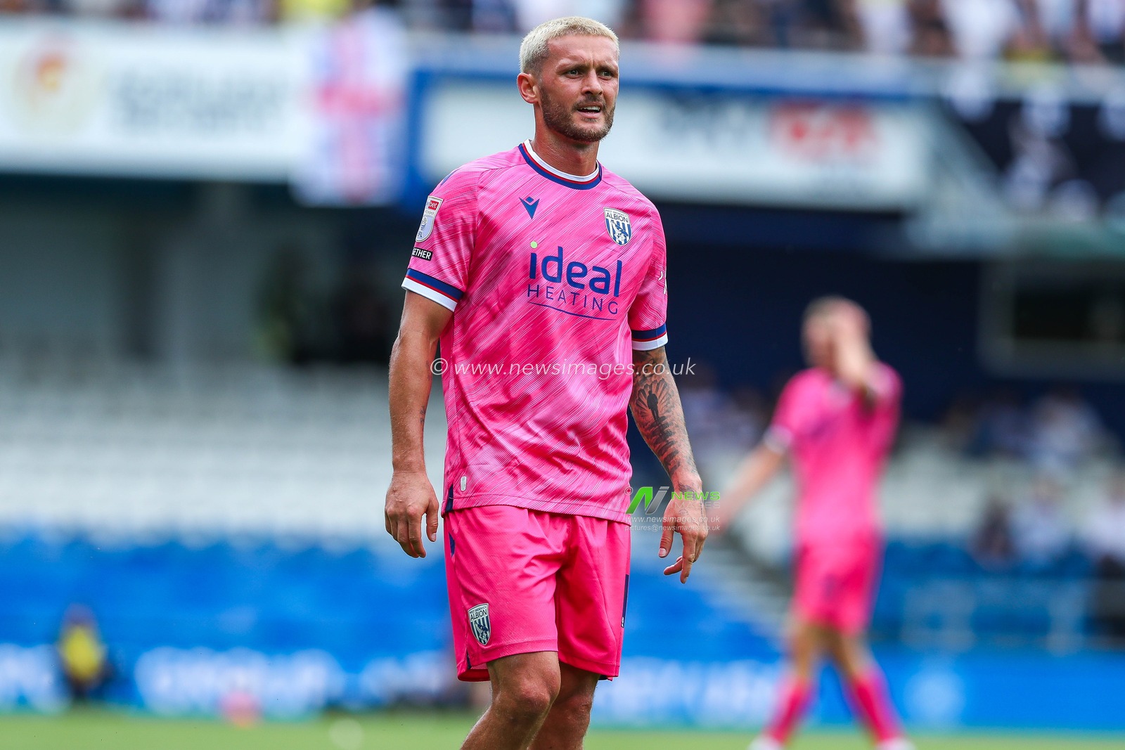 John Swift of West Bromwich Albion looks on during the Sky Bet Championship match Queens Park Rangers vs West Bromwich Albion at Kiyan Prince Foundation Stadium, London, United Kingdom, 10th August 2024

(Photo by Izzy Poles/News Images)