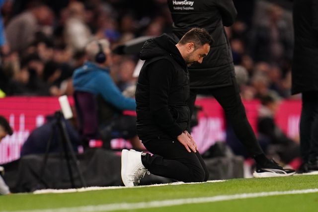 Roberto De Zerbi manager of Tottenham Hotspur after his side miss an opportunity during the Premier League match Tottenham Hotspur vs Leeds United at Tottenham Hotspur Stadium, London, United Kingdom on 11 May 2026

(Photo by Harvey Murphy/News Images)