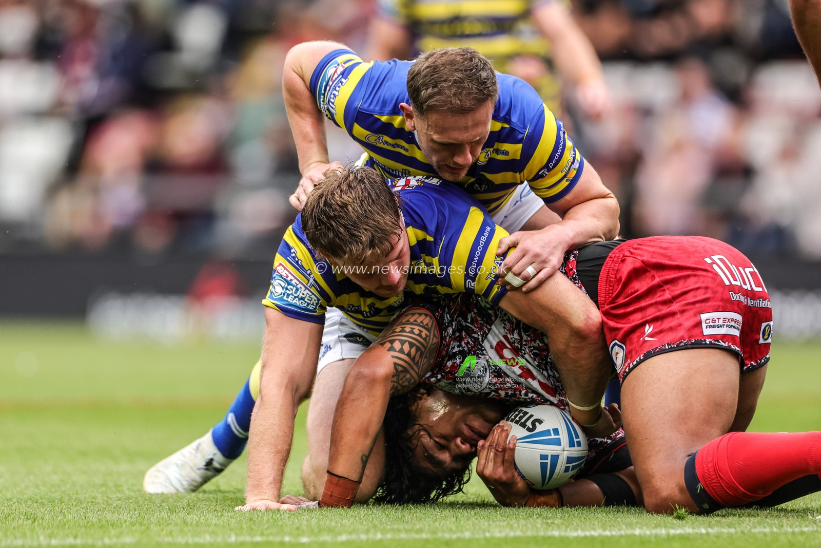 Betfred Super League round 20 Leigh Leopards v Warrington Wolves