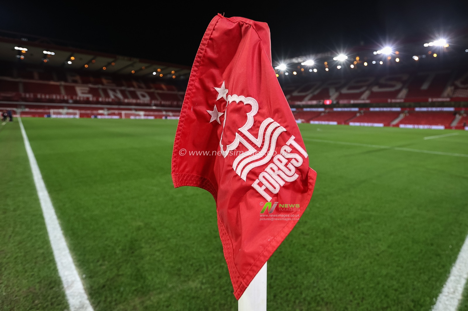 Forest corner flag during the Premier League match Nottingham Forest vs Liverpool at City Ground, Nottingham, United Kingdom, 14th January 2025

(Photo by Alfie Cosgrove/News Images)