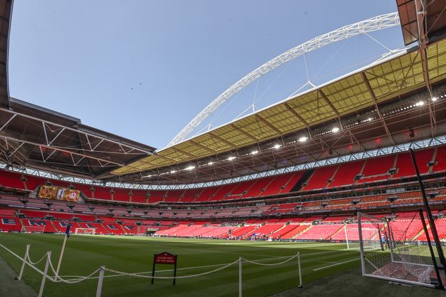 A general view of Wembley Stadium ahead of the Sky Bet Championship Playoffs Final match Hull City vs Middlesbrough at Wembley Stadium, London, United Kingdom on 23 May 2026

(Photo by Alfie Cosgrove/News Images)