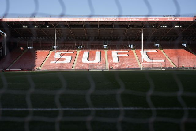 A general view of the pitch and stands during the Sky Bet Championship match Sheffield United vs Blackburn Rovers at Bramall Lane, Sheffield, United Kingdom on 22 April 2026

(Photo by Maynard Manyowa/News Images)