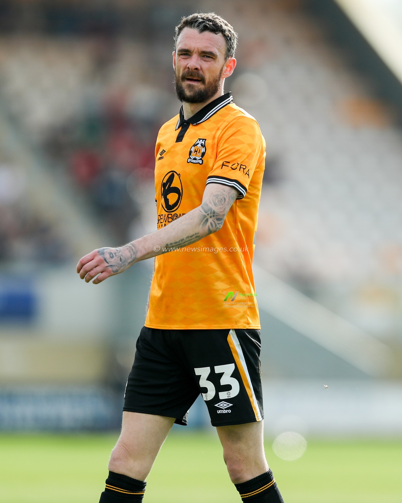 Scott Malone of Cambridge United looks on during the Sky Bet League 1 match Cambridge United vs Charlton Athletic at Cledara Abbey Stadium, Cambridge, United Kingdom, 12th April 2025

(Photo by Izzy Poles/News Images)