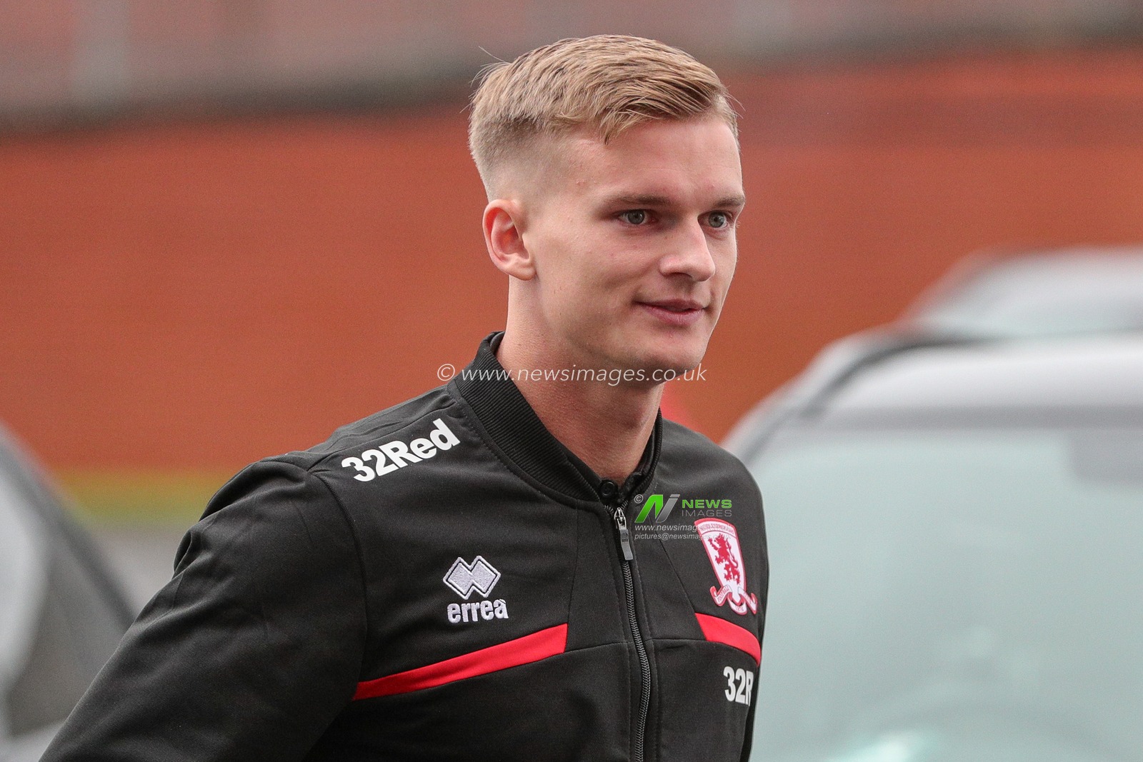 Marcus Forss #21 of Middlesbrough arrives at The Riverside Stadium ahead of the Sky Bet Championship match Middlesbrough vs Millwall at Riverside Stadium, Middlesbrough, United Kingdom, 5th August 2023

(Photo by James Heaton/News Images)