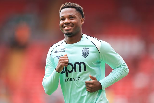 Ansu Fati of Monaco warms up ahead of the pre-season friendly match Liverpool vs Monaco at Anfield, Liverpool, United Kingdom on 09 August 2026

(Photo by Jorge Horsted/News Images)